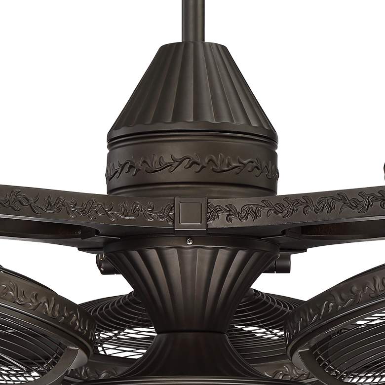 Casa Vieja 38&quot; Esquire Bronze 3-Head LED Ceiling Fan with Remote more views