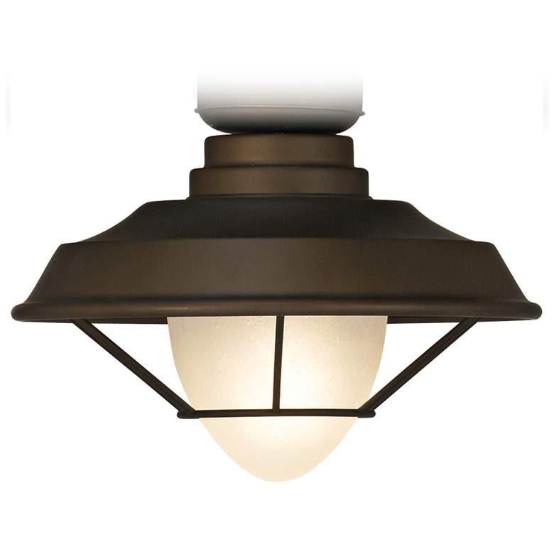 Image 1 Casa Vieja Bronze Outdoor LED Ceiling Fan Light Kit