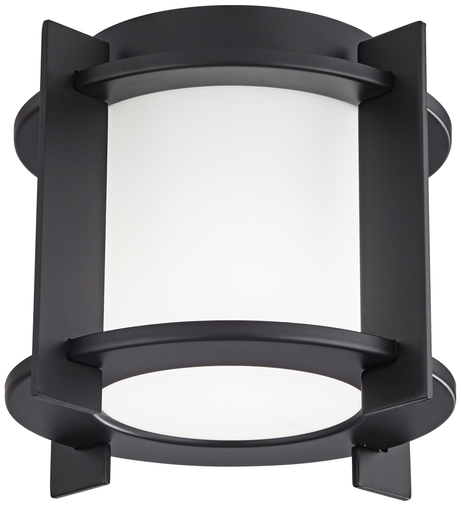 Casa Vieja Matte Black Damp Rated 1Light Modern LED Light Kit 333E1
