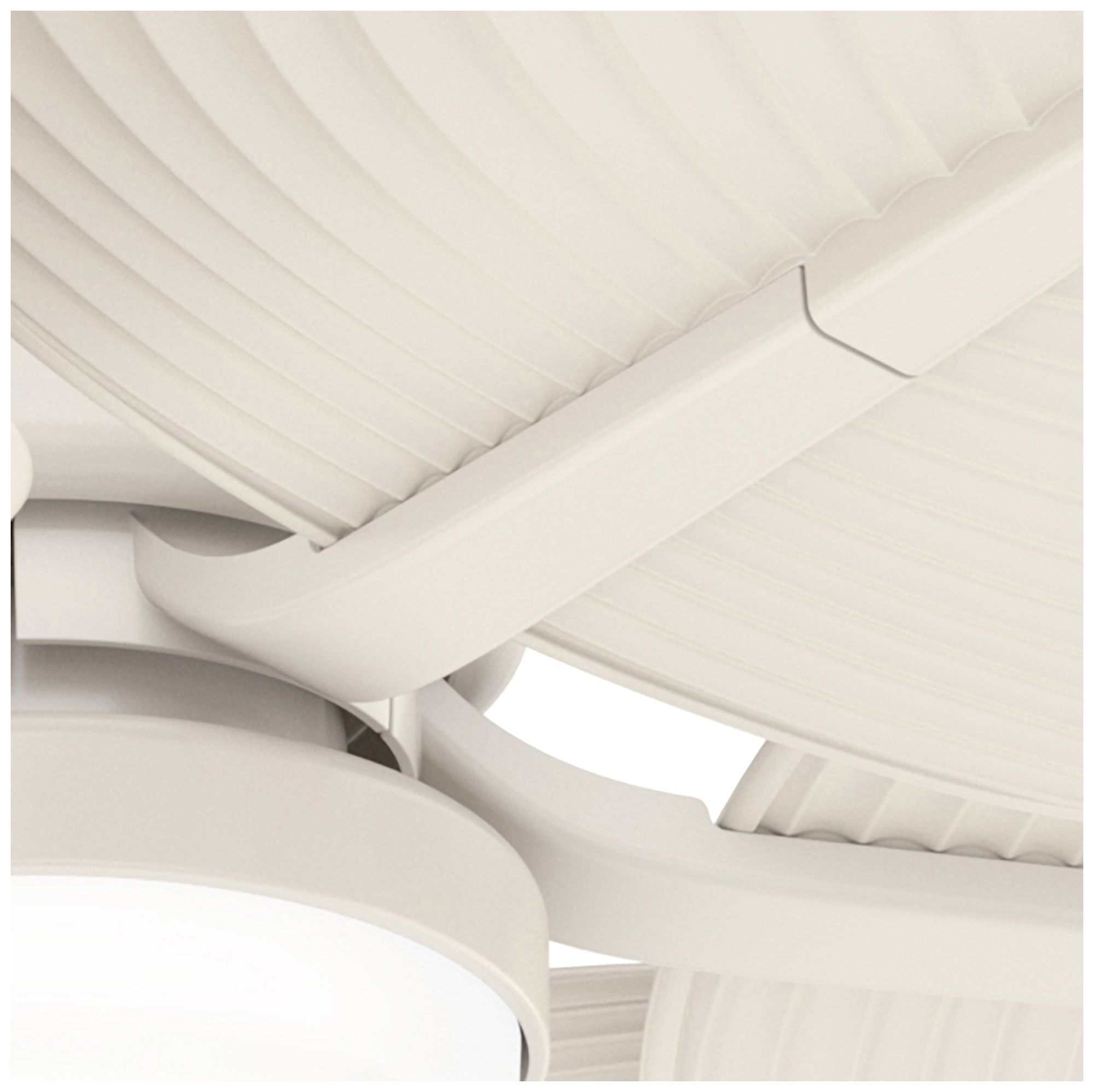 Casablanca 52 inch Coveview ENERGY STAR Cream Damp Rated Ceiling Fan