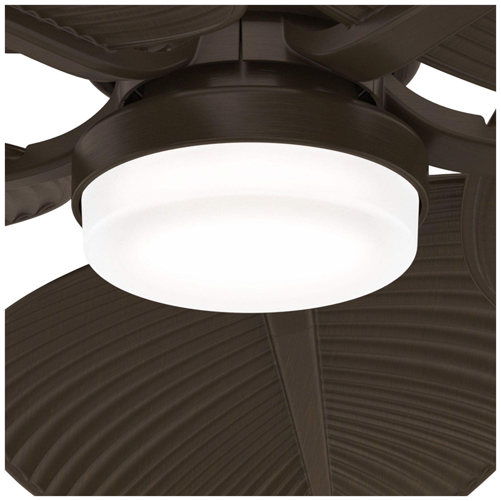 Casablanca 52 inch Coveview ENERGY STAR Matte Bronze Damp Rated Ceiling Fan