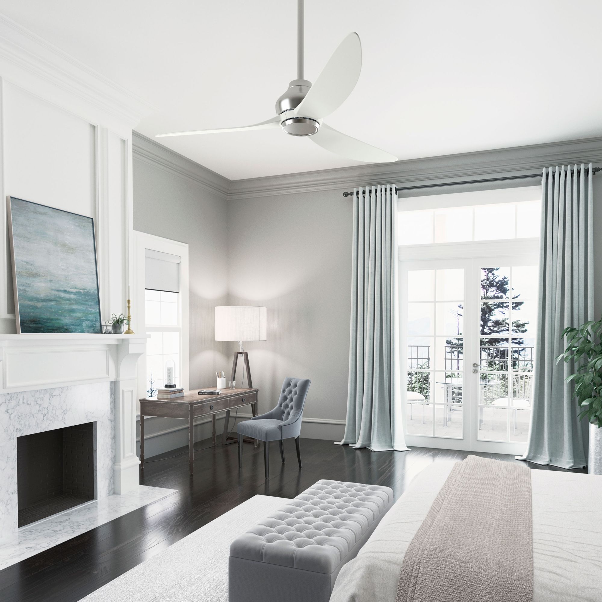 Image 3 Casablanca 52 inch Eyla ENERGY STAR Brushed Nickel Ceiling Fan more views