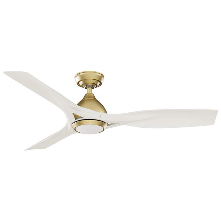 Casablanca 54" Elise ENERGY STAR Outdoor Ceiling Fan w/Light, Wall Con