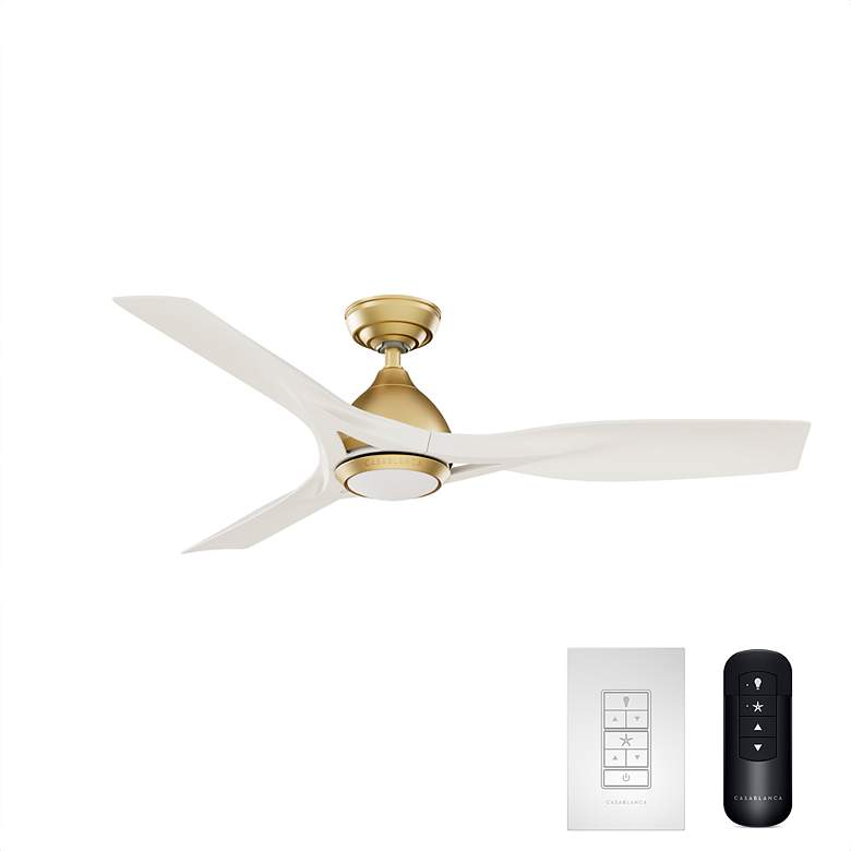 Image 4 Casablanca 54" Elise ENERGY STAR Outdoor Ceiling Fan w/Light, Wall Con more views