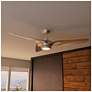 Thumbnail1 of Casablanca 60" Inez Brushed Nickel/Nickel Blades Outdoor Ceiling Fan