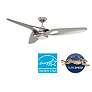 Thumbnail3 of Casablanca 60" Inez Brushed Nickel/Nickel Blades Outdoor Ceiling Fan more views