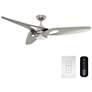 Thumbnail4 of Casablanca 60" Inez Brushed Nickel/Nickel Blades Outdoor Ceiling Fan more views