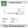7_Casablanca 60" Inez Brushed Nickel/Nickel Blades Outdoor Ceiling Fan more views