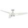 Casablanca 60" Inez Gray w/White Blades Ceiling Fan, Light, Wall Contr
