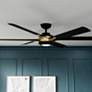 Thumbnail1 of Casablanca 65" Melia Energy Star Black/Brass LED Ceiling Fan