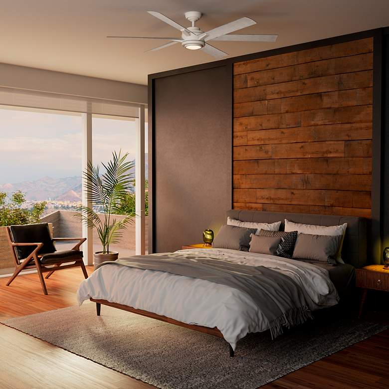 Image 5 Casablanca 65" Melia ENERGY STAR White Ceiling Fan w/Light, Wall Contr more views