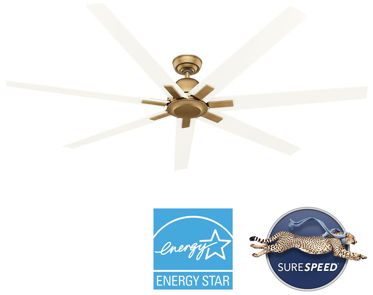 Image 3 Casablanca 72" Bayhaven Alturas Gold Damp Rated Fan more views