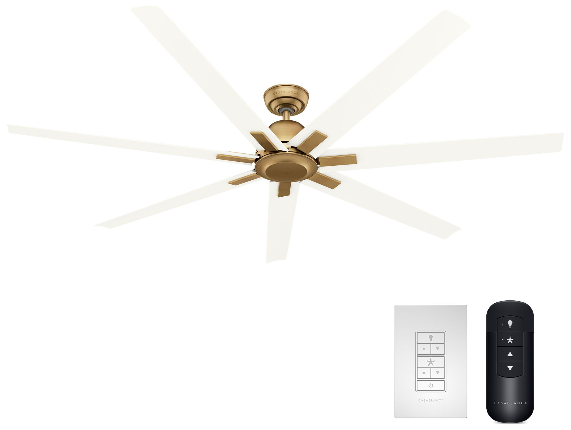 Image 4 Casablanca 72" Bayhaven Alturas Gold Damp Rated Fan more views