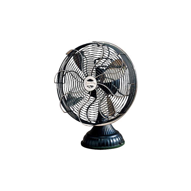 Image 1 Casablanca Zephair 10 1/2" High Nickel Desk Fan