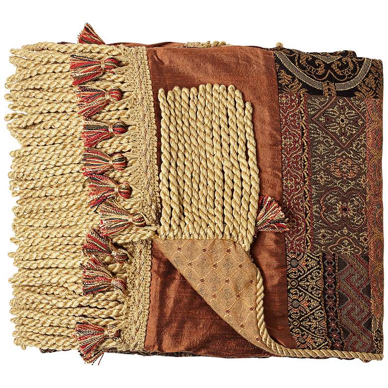 Image 1 Casbah Tapestry Fringed Throw