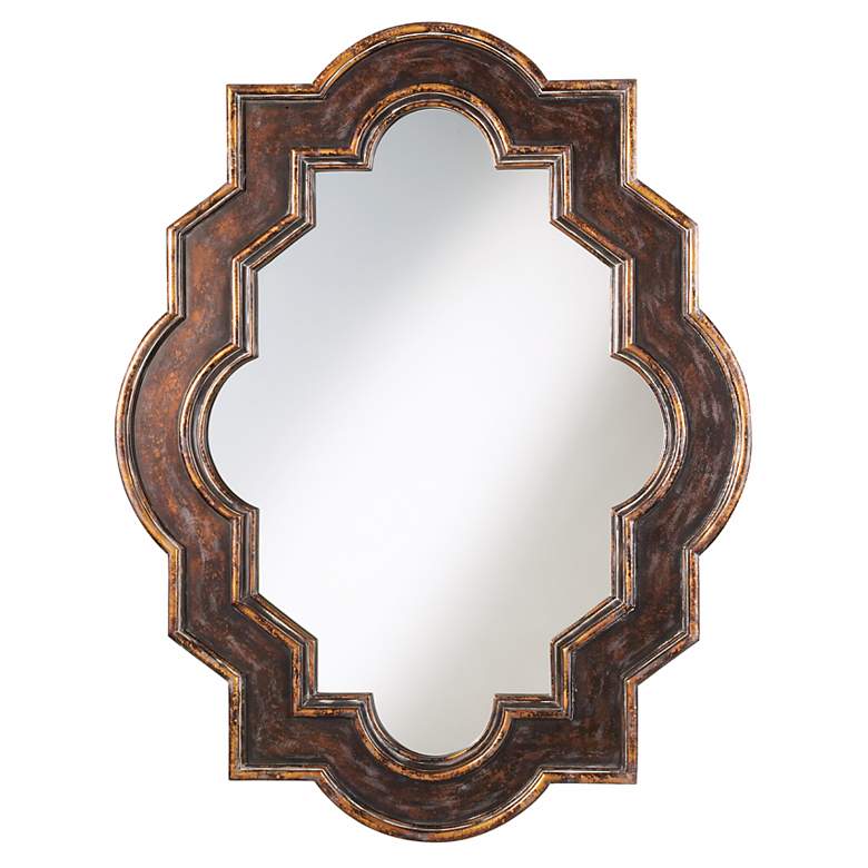Image 1 Casbah Weathered Bronze 45" High Wall Mirror