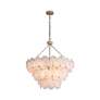 2_Cascada 27 1/4" Wide Aegean Silver 3-Tiered Pendant Light more views