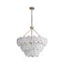 3_Cascada 27 1/4" Wide Aegean Silver 3-Tiered Pendant Light more views
