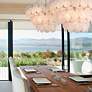 6_Cascada 27 1/4" Wide Aegean Silver 3-Tiered Pendant Light more views