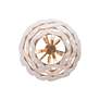 4_Cascada 3 Tier - 8 Light Pendant in Silver with Cirrus Cloud Glass Shade more views