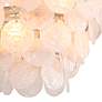 6_Cascada 3 Tier - 8 Light Pendant in Silver with Cirrus Cloud Glass Shade more views