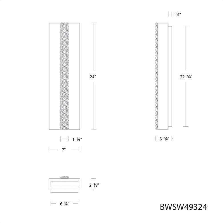 Image 6 Cascade 1 Light LED Outdoor Wall Light more views
