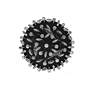 5_Cascade 13" Wide 3-Light Black Flush Mount more views