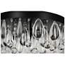6_Cascade 13" Wide 3-Light Black Flush Mount more views
