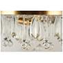 5_Cascade 13" Wide 3-Light Brushed Gold Flush Mount more views