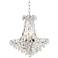 Cascade 19" Wide Chrome and Crystal Chandelier by Vienna Full Spectrum