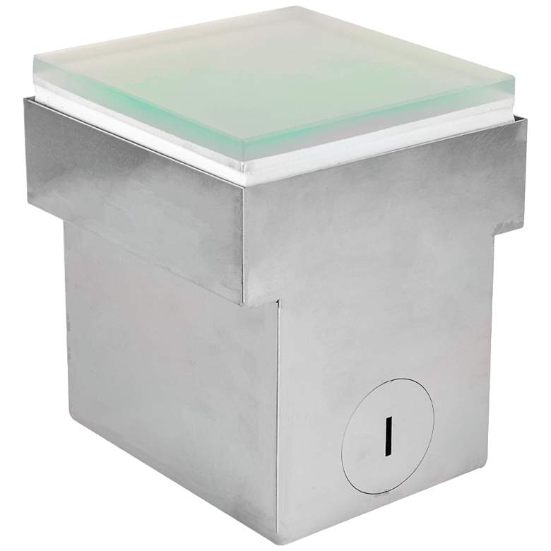 Image 3 Cascade 4" Wide Square White RGBW LED Brick Paver Light more views