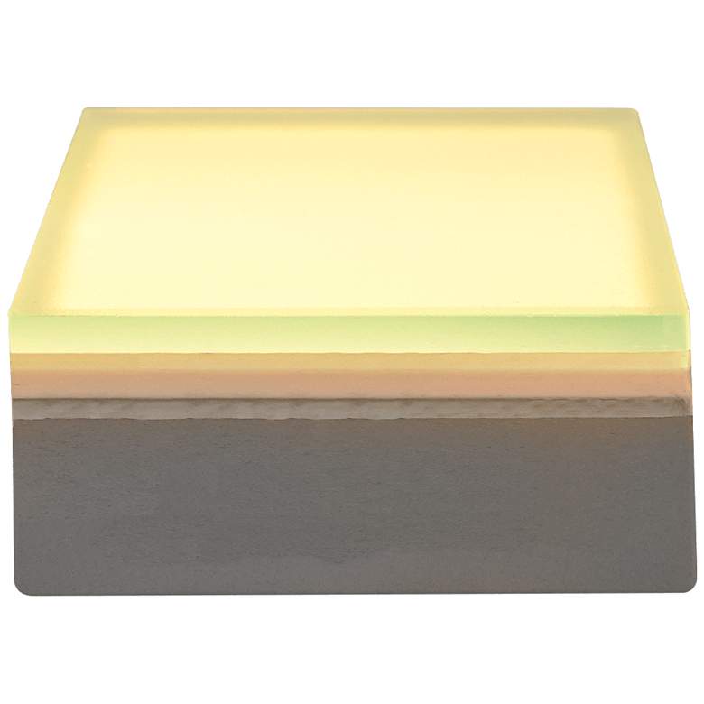 Image 7 Cascade 4" Wide Square White RGBW LED Brick Paver Light more views