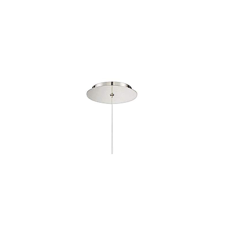 Image 3 Cascade 6 1/2 inch Wide Polished Nickel LED Mini Pendant more views