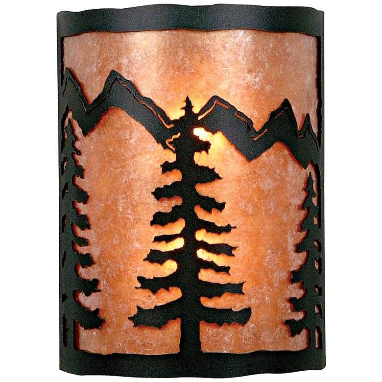 Image 1 Cascade Collection Spruce Tree 12 inch High Wall Sconce