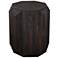 Cascade Falls 22"x26" Geo Design Octagonal Side Table - Java