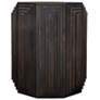 2_Cascade Falls 22"x26" Geo Design Octagonal Side Table - Java more views