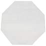 4_Cascade Falls 22"x26" Geo Design Octagonal Side Table - Whitewash more views