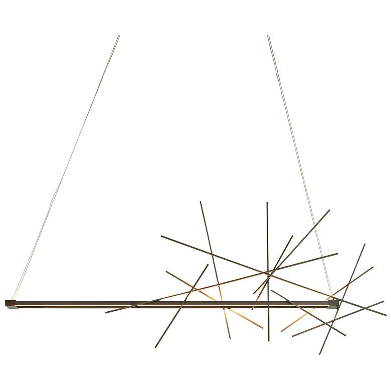 Image 1 Cascade LED Pendant - Bronze Finish - Standard Height