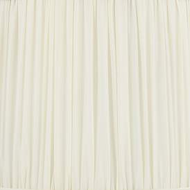 Image2 of Cascade White Pleated Drum Lamp Shade 13x14x11 (Washer) more views