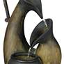 Thumbnail4 of Cascading Jug 24" High Outdoor Patio Tabletop Fountain more views