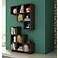 Cascavel 36 1/4" Wide Tobacco Modern Bookcases - Set of 2