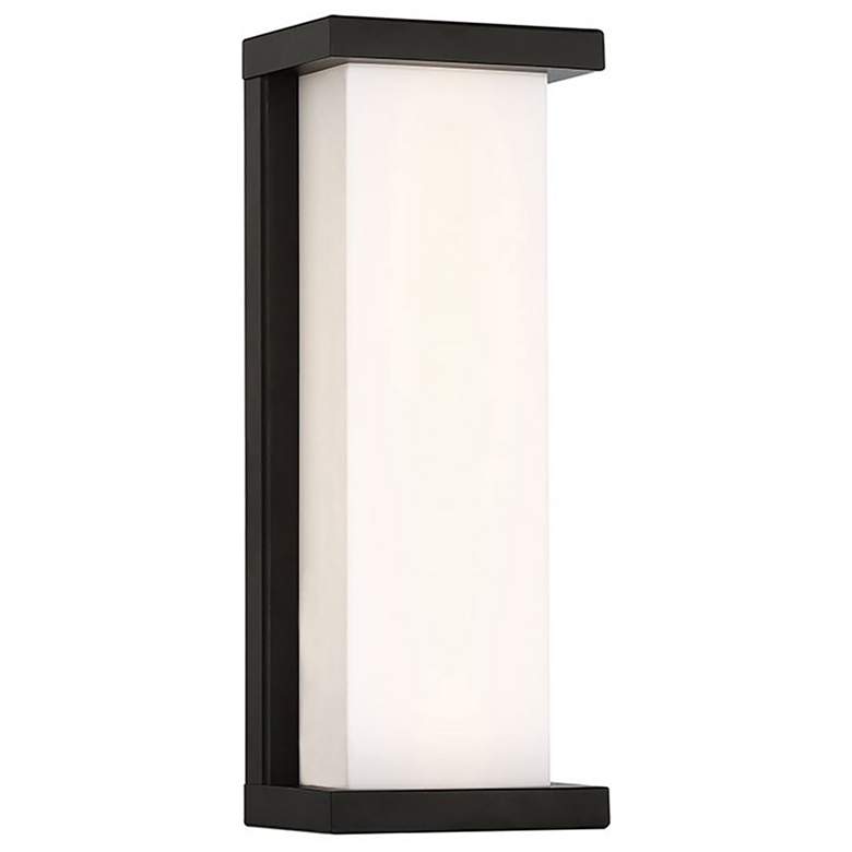 Image 1 Case 14"H x 5.5"W 1-Light Outdoor Wall Light in Black