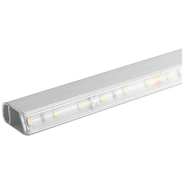 Image 1 Case 98.42"W Frosted Metal Wardrobe Rail for Strip Light