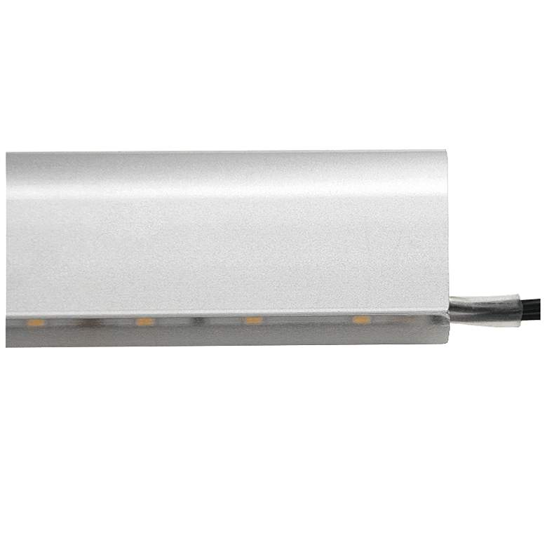 Image 2 Case 98.42"W Frosted Metal Wardrobe Rail for Strip Light more views