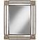 Casella 36 1/2" High Pewter Gray Decorative Wall Mirror