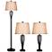 Caselli Oil Rubbed Bronze 3-Piece Floor and Table Lamp Set