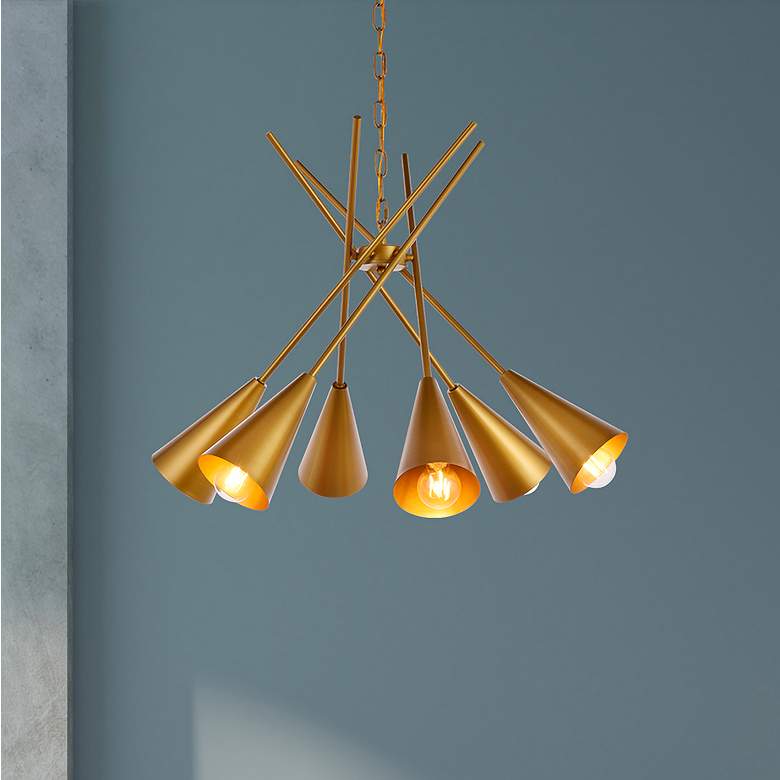 Image 1 Casen 32" Pendant In Brass