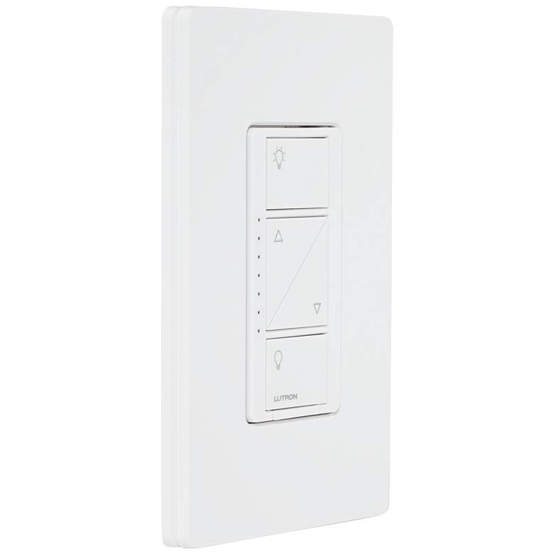 Image 6 Caseta White Wireless Remote In-Wall Light Dimmer Kit more views