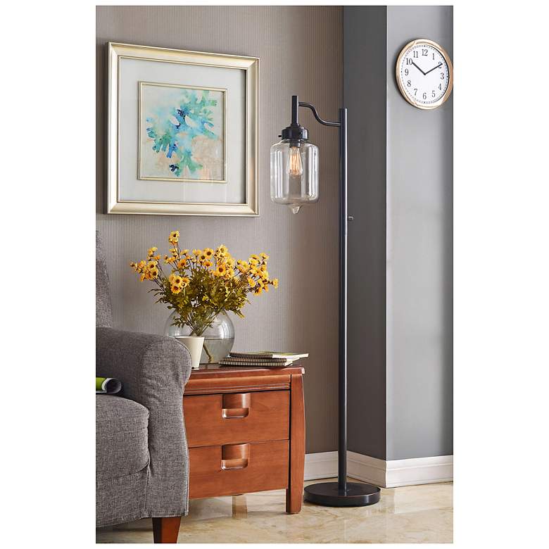 Image 4 Casey 57" High Oil Rubbed Bronze Floor Lamp more views