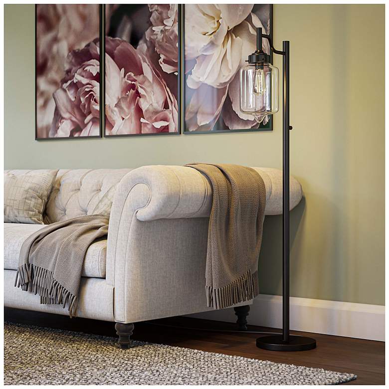 Image 5 Casey 57" High Oil Rubbed Bronze Floor Lamp more views